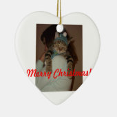 Merry Kerstmis Boris Catenov Keramisch Ornament (Rechts)