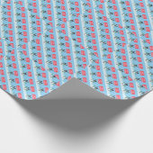 Merry Kerstmis Boston Terrier Gift Wrapping Paper Cadeaupapier (Hoek)