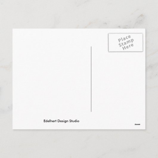 Merry Kerstmis Briefkaart Green Big (Achterkant)