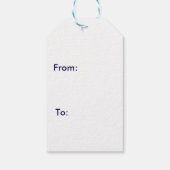 Merry Kerstmis  Cadeaulabel (Achterkant)