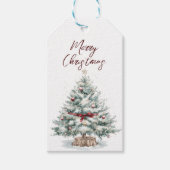 Merry Kerstmis Cadeaulabel (Voorkant)