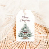 Merry Kerstmis Cadeaulabel