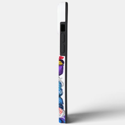 Merry Kerstmis Cartoon Tekening Fun Case-Mate iPhone Case (Achterkant / Links)