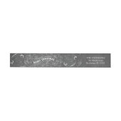 Merry Kerstmis Chalkboard Adres label (Individueel)