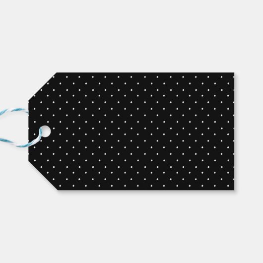 Merry Kerstmis Chic Script Lettert Black Cadeaulabel (Achterkant Horizontaal)