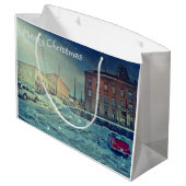 Merry Kerstmis Collinsville Groot Cadeauzakje (Achterkant Gekanteld)
