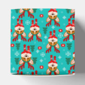 Merry Kerstmis Corgi Dog Favor Box Bedankdoosjes (Bovenkant)