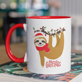 Merry Kerstmis Feestdagen Cute Mok