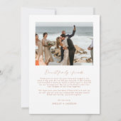 Merry Kerstmis Foto Holiday Kaart Boho (Achterkant)