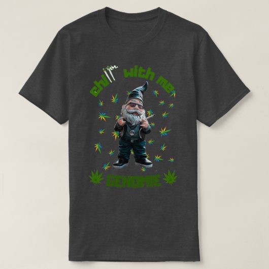 Merry Kerstmis Funny Gnomes stoner Gnome T-shirt (Design voorkant)