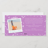 Merry Kerstmis Glow Whimsical Tree Moderne 3 Foto Feestdagenkaart (Achterkant)