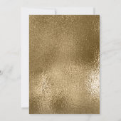 Merry Kerstmis Gold Script Photo Collage White Feestdagenkaart (Achterkant)