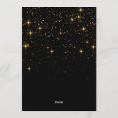 Merry Kerstmis Gold Sparkle Script PHOTO Greep Feestdagenkaart (Achterkant)