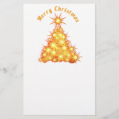 Merry Kerstmis Golden Tree Thunder_Cove Briefpapier (Voorkant)