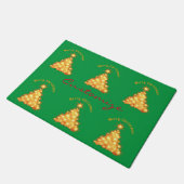 Merry Kerstmis Golden Tree Thunder_Cove Deurmat (Schuin)