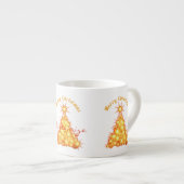 Merry Kerstmis Golden Tree Thunder_Cove Espresso Kop (Voorkant rechts)