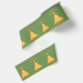 Merry Kerstmis Golden Tree Thunder_Cove Grosgrain Lint (Achterkant)