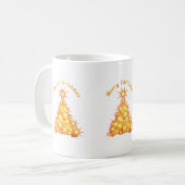 Merry Kerstmis Golden Tree Thunder_Cove Koffiemok (Voorkant links)