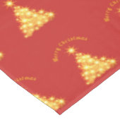 Merry Kerstmis Golden Tree Thunder_Cove Tafelkleed (Gekanteld)