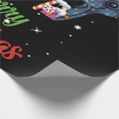 Merry Kerstmis Haarstylist Funny Tool Hairdresser Cadeaupapier (Hoek)