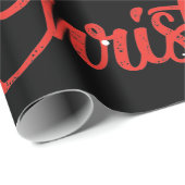 Merry Kerstmis Haarstylist Funny Tool Hairdresser Cadeaupapier (Rol Hoek)