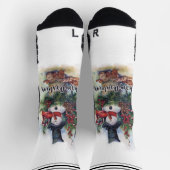 Merry Kerstmis Hoesje-Mate Sokken (Top)