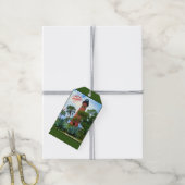 Merry Kerstmis Jupiter Inlet Lighthouse Florida Cadeaulabel (Met Touw)