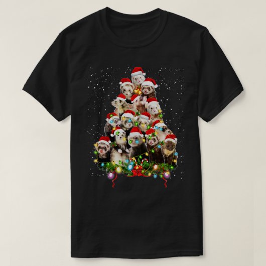 Merry Kerstmis Kerst - kerstboomversiering San T-shirt (Design voorkant)