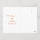 Merry Kerstmis Kleine Snowmen Feestdagenkaart (Achterkant)