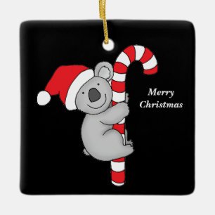 Merry Kerstmis Koala Beer keramische sieraad Keramisch Ornament