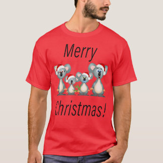 Merry Kerstmis Koala White T-shirt