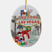 Merry Kerstmis Las Vegas Santa Ornament (Voorkant)