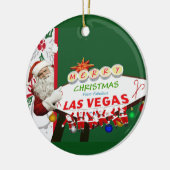 Merry Kerstmis Las Vegas SANTAS Ornament (Links)