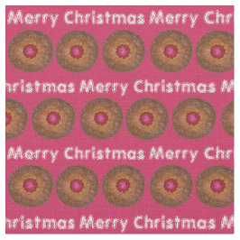 Merry Kerstmis Linzer Torte Cookie Holiday Baking Stof