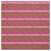 Merry Kerstmis Linzer Torte Cookie Holiday Baking Stof (Swatch)