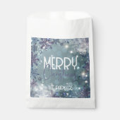 Merry Kerstmis Magical Winter Wonderland Bedankzakje (Voorkant)