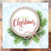 Merry Kerstmis met Window Cling Raamsticker (Vel 2)