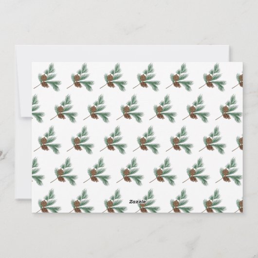 Merry Kerstmis Modern 3 Foto Collage Feestdagenkaart (Achterkant)