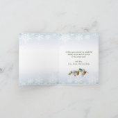 Merry Kerstmis Modern Script PHOTO Greeting Feestdagen Kaart (Binnen)