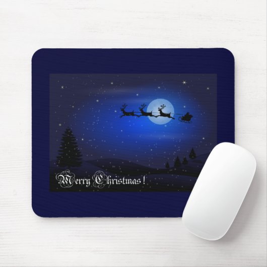 Merry Kerstmis Mousepad Muismat (Met muis)