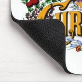 Merry Kerstmis Mousepad Muismat (Hoek)