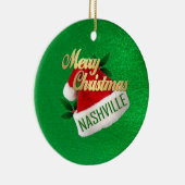 Merry Kerstmis Nashville Ornament (Rechts)