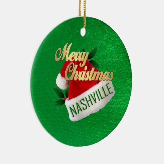 Merry Kerstmis Nashville Ornament (Rechts)