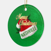 Merry Kerstmis Nashville Ornament (Links)