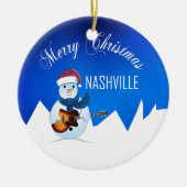 Merry Kerstmis Nashville Snowman Ornament (Voorkant)