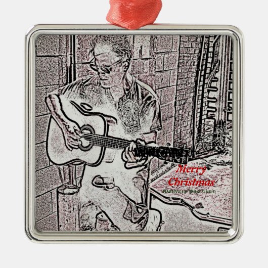 Merry Kerstmis Nashville Wild Child Ornament (Voorkant)
