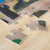 Merry Kerstmis Natitivity Scene Puzzle Legpuzzel (Zijkant)