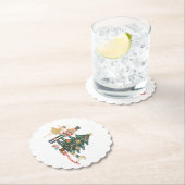 Merry Kerstmis Nutcracker Ballet Kartonnen Onderzetters (Insitu)