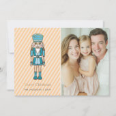 Merry Kerstmis Nutcracker Feestdagenkaart (Voorkant)