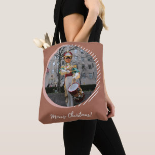 Merry Kerstmis NYC Rockefeller Plaza Drummer Boy Tote Bag